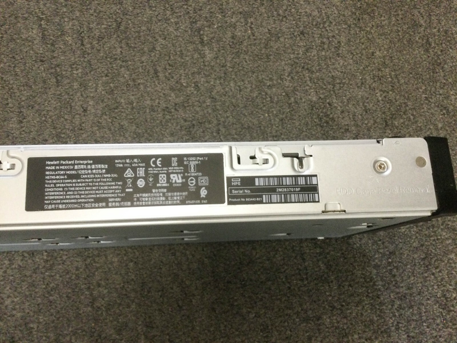 HPE PROLIANT BL460C GEN10 10GB/20GB FLEXIBLELOM CTO BLADE SERVER 863442-B21