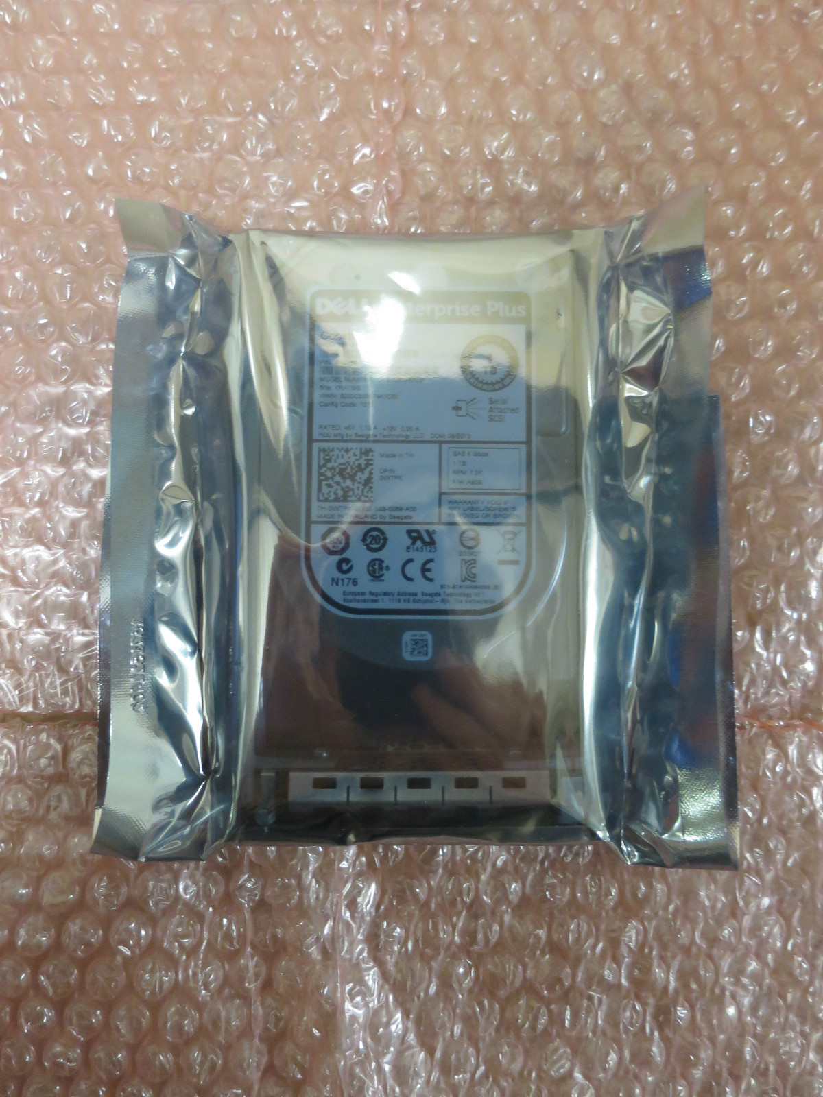 NEW Dell EqualLogic 1TB SAS 6GBp/s 7.2k 2.5″ HDD Hard Drive part number VXTPX