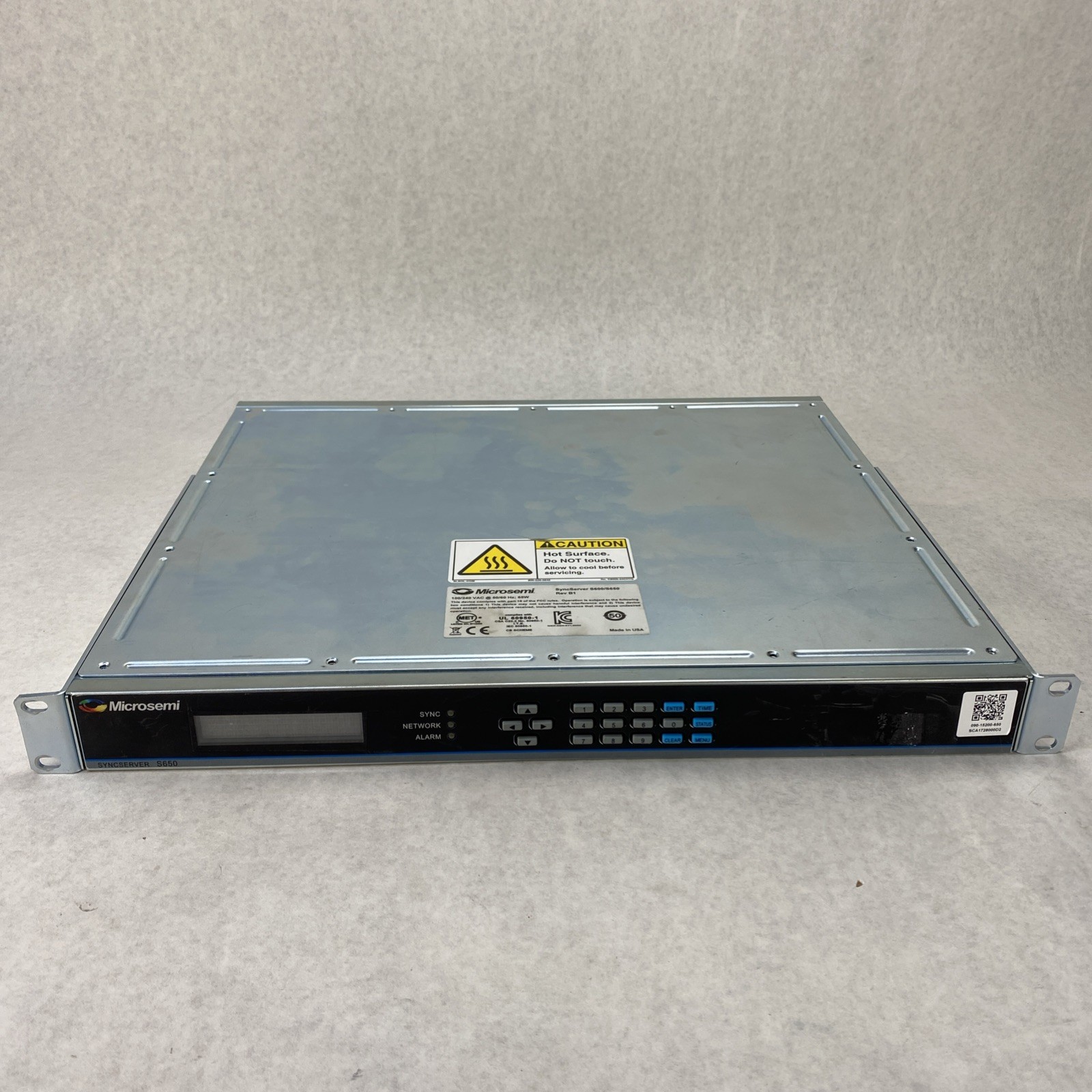 Microsemi Sync Server S650 Rev B1 – Tested