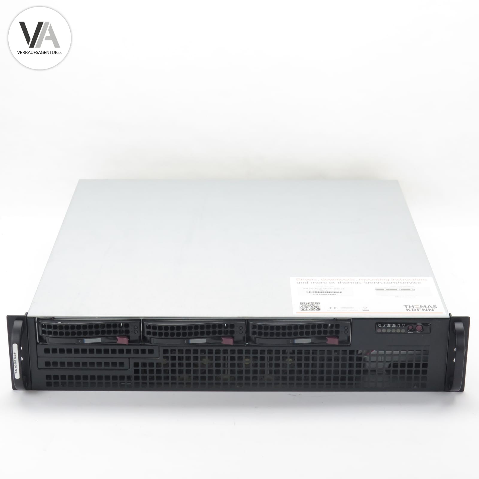 2U Intel Single CPU RI1203H 64GB 2TB SSD 19″ + 2x PWS-802A-1R Xeon Barebone