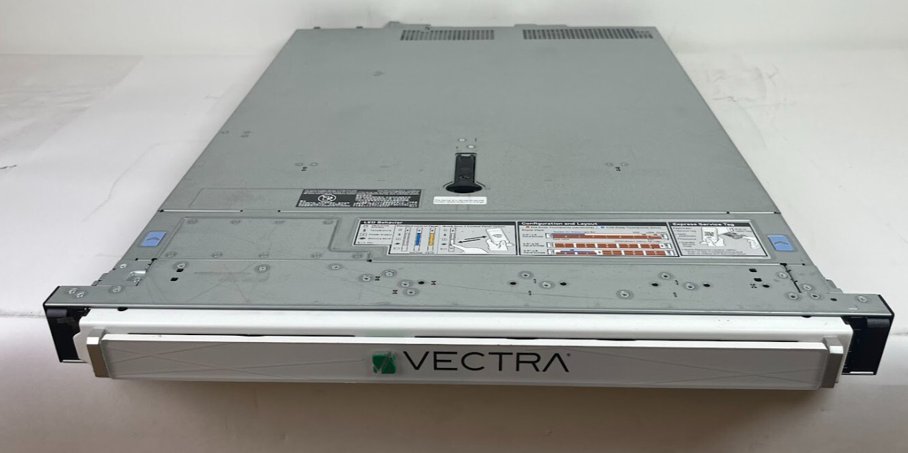 Vectra X29 Appliance 8-Bay 2.5″ No HDDs No RAM 2x PSU Dell P/N 0NCNFF