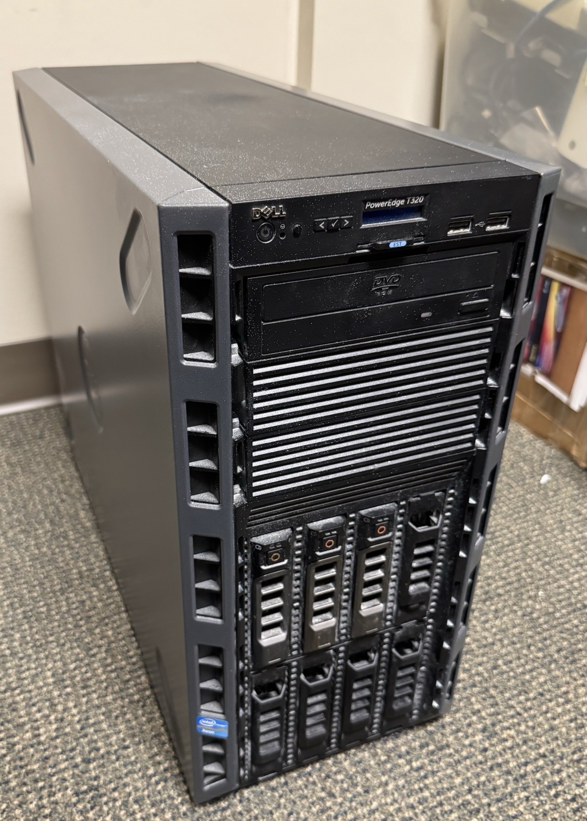 Dell PowerEdge T320 Tower Server E5-2430 6-Core 16GB RAM 3x 3TB SAS H710 Tested