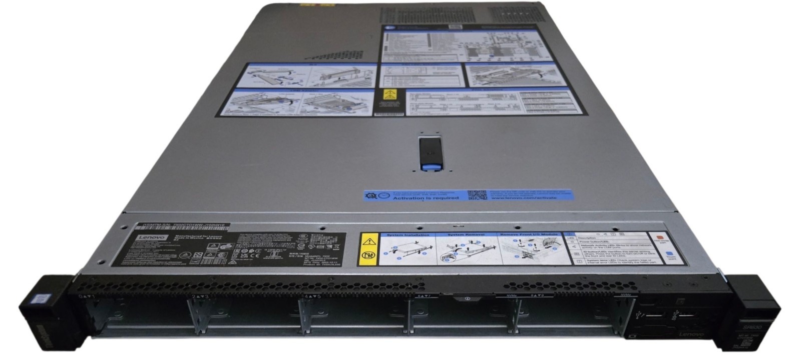 Lenovo ThinkSystem SR630 V1 Server 2x Xeon 6240R / No RAM / 10-Bay SFF (4 NVME)