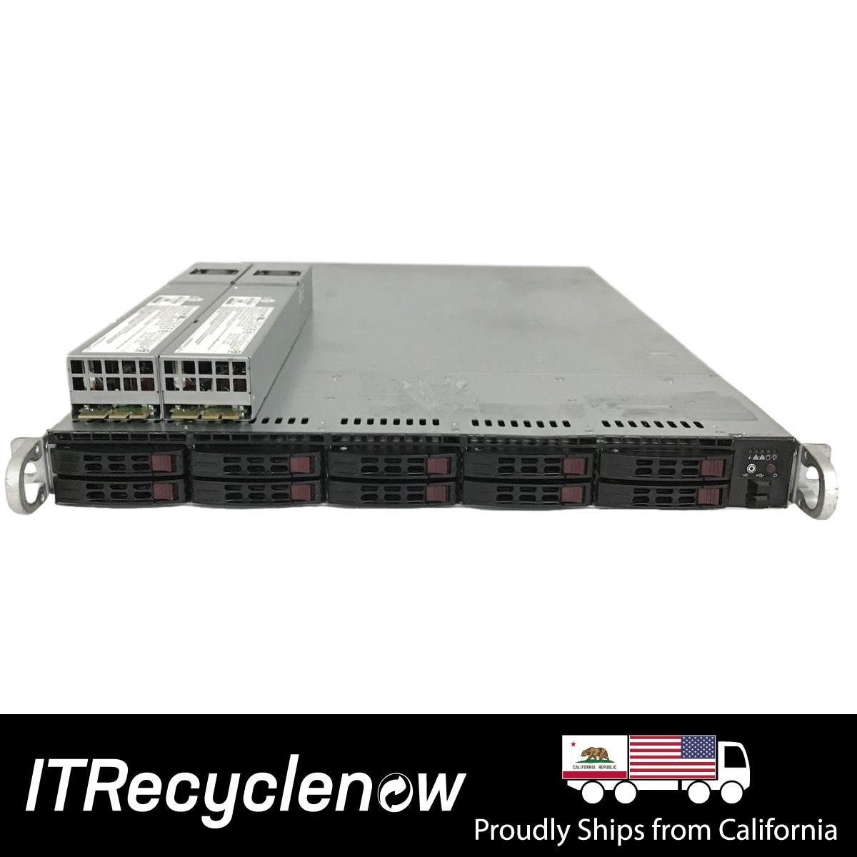 Supermicro SuperServer 1027R-N3RF 10 Bay SAS/SATA Dual Processor 1U Rackmount