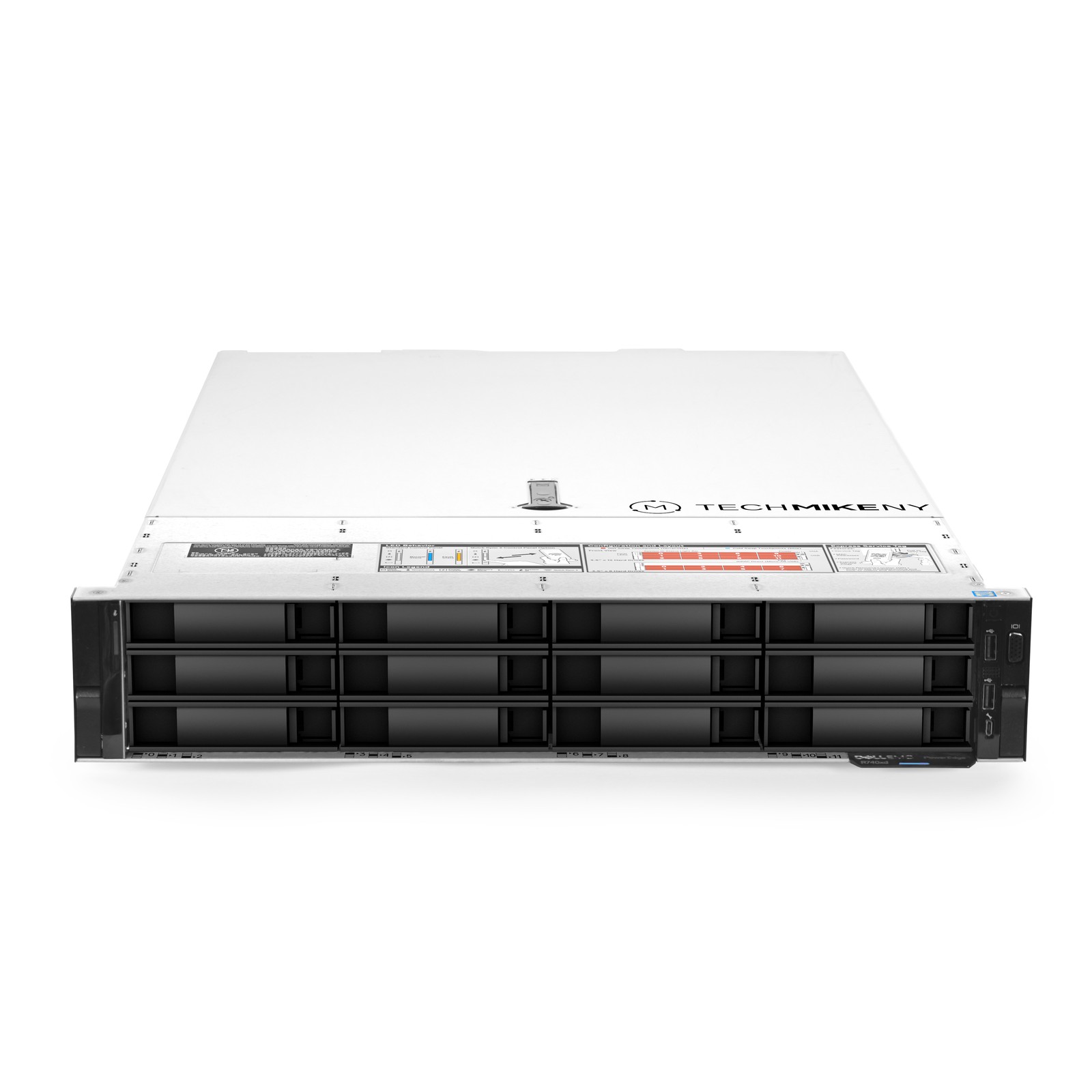 Dell PowerEdge R740xd Server 12B LFF 2.50Ghz 40-Core 512GB RAM + 24TB HDDs Rails