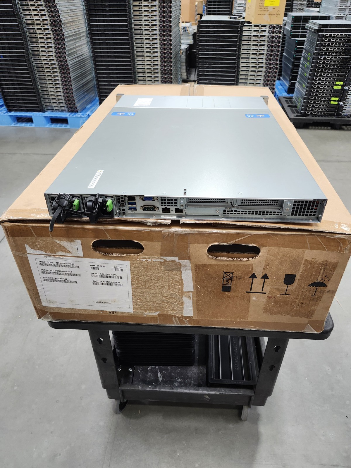 New Intel 1U NVMe Server 2x Gold 6330 56-Core 2.0GHz 512GB RAM 2×3.84TB SSD