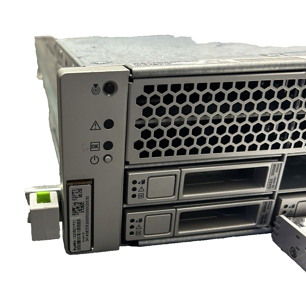 Sun ORACLE SPARC T4-1 Server SERP2 w/ Power Supply & 6 X 300GB SAS2 HDD