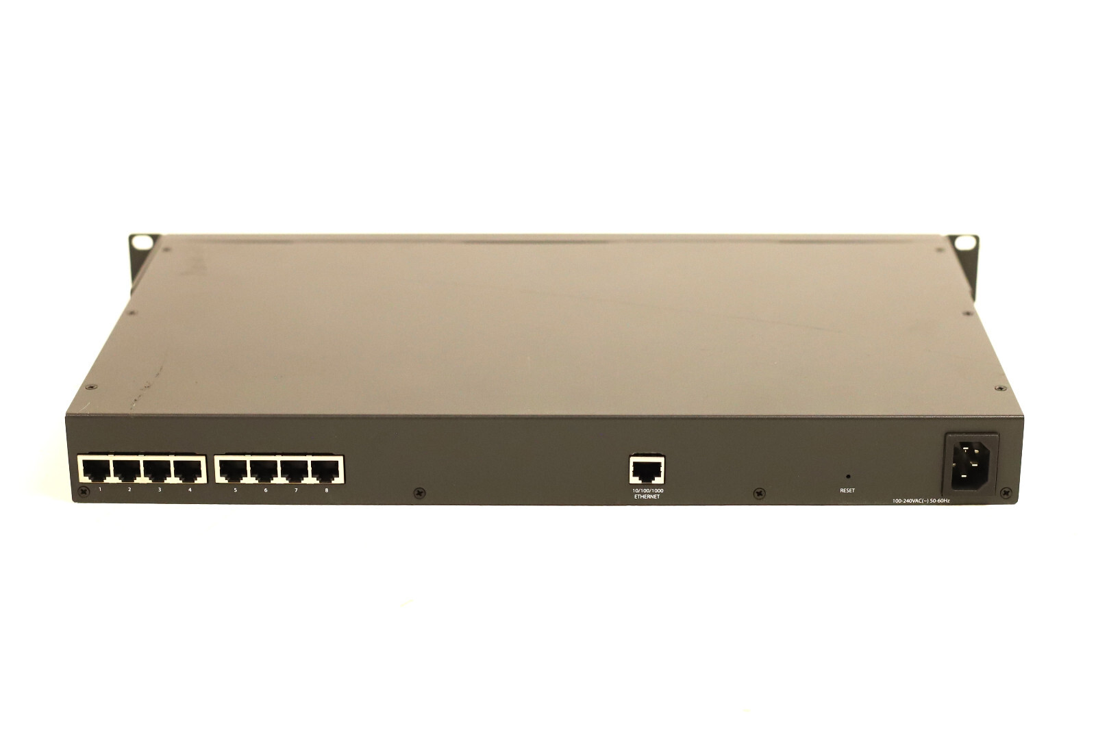 Perle IOLAN STS8 8-Port Ethernet Secure Terminal Server With Ears P/N: 04030410