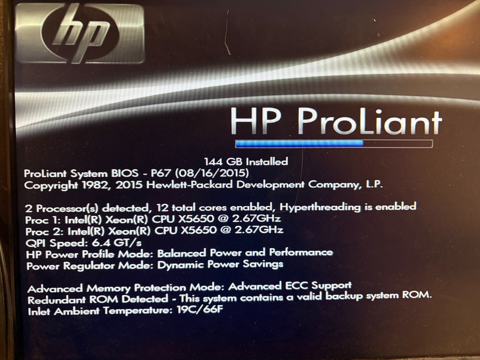 HP ProLiant DL380 Gen7- 8SFF – 2x SIX CORE E5650 2.67GHz – 144GB RAM – TESTED