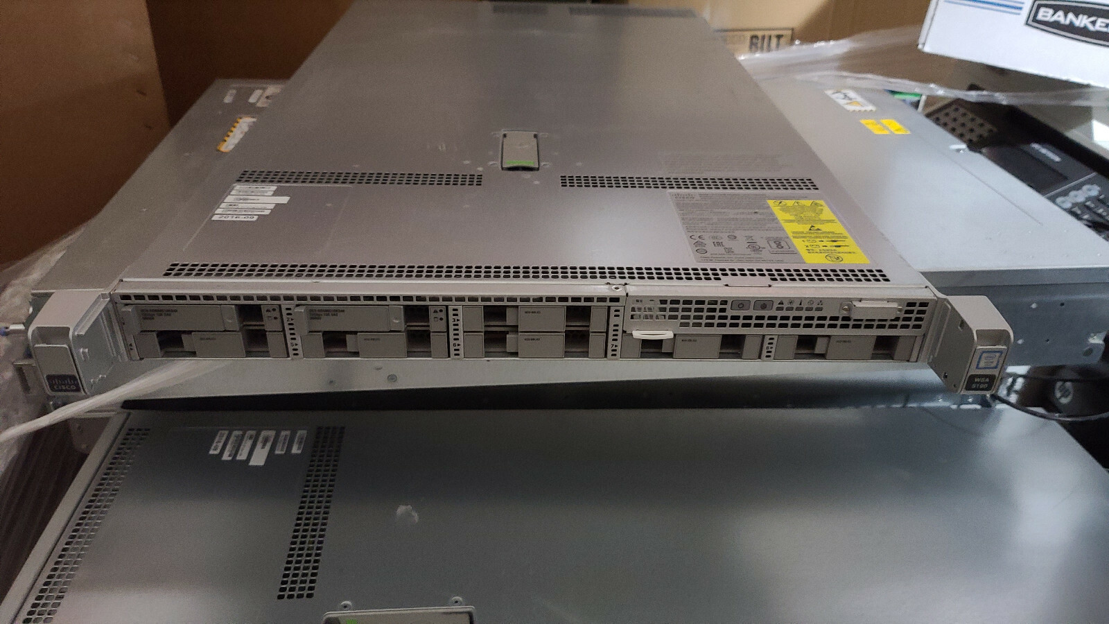 CISCO IronPort WSA-S190 UCS-C220-M4 E5 Xeon 2x UCS-HD600G10KS4K Drives