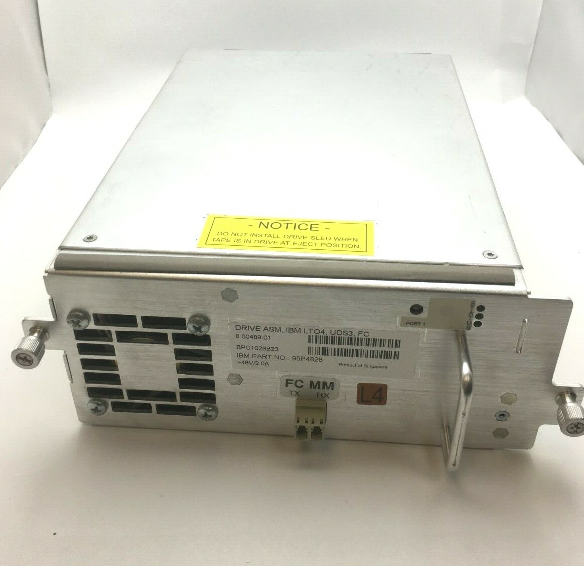 IBM 95P4828 LT04 UDS3 FC ULTRIUM LTO 4~10308 8-00489-01 BPC1028B23