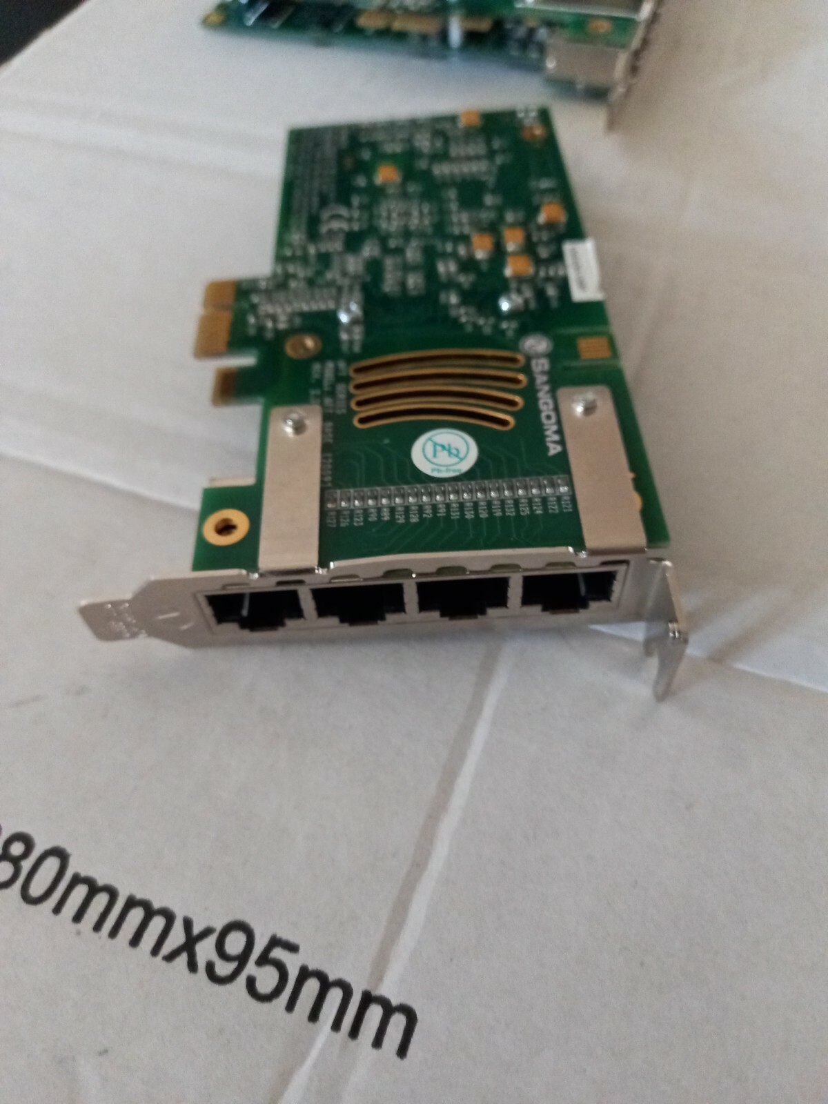 Sangoma A104DE , 4 T1/E1/J1 PCI-E Express Echo Canceller with Short Bracket.