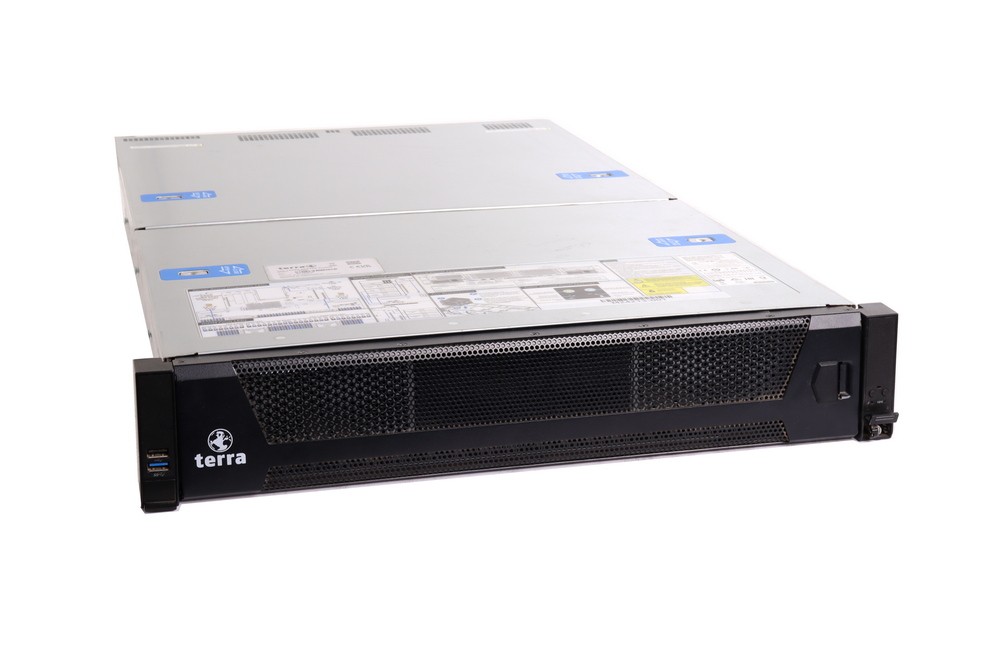 Terra Server 7220 G4 Barebone // No CPU/RAM, 8x SFF, M50CYP2SBSTD, 2x PSU