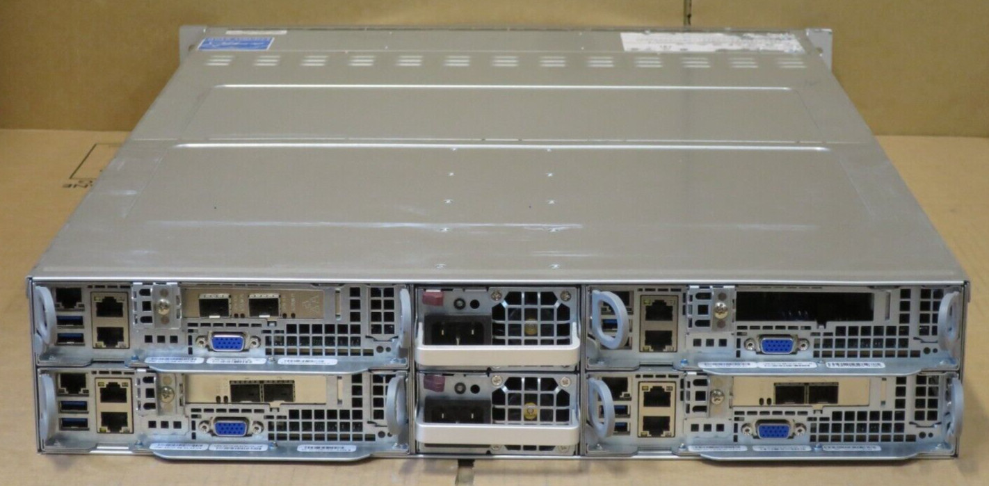 Supermicro SuperServer CSE-217 4x X10DRT-P 8x 14-Core E5-2680V4 2.4GHz 2U Server