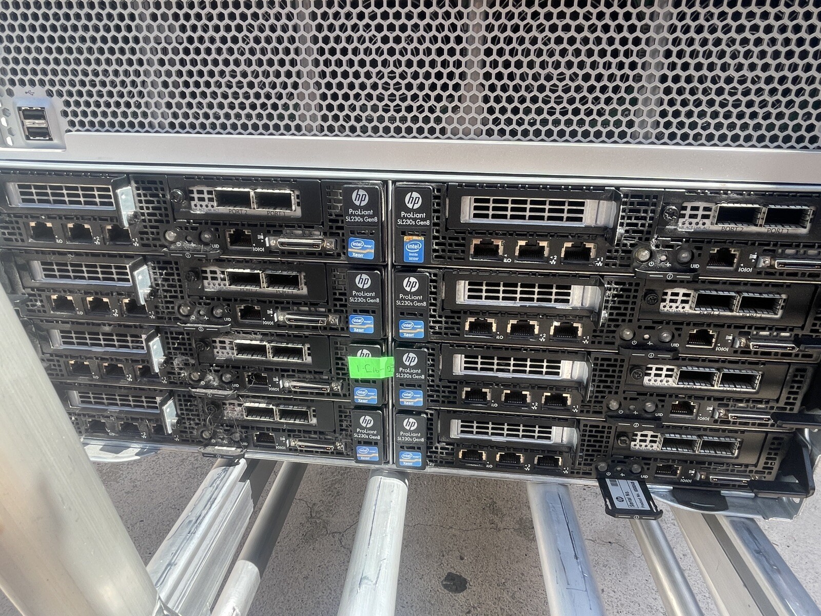 HP ProLiant s6500 Chassis 8x SL230s G8 Tray Node Server 16x 8-Core E5-2650 ESXi
