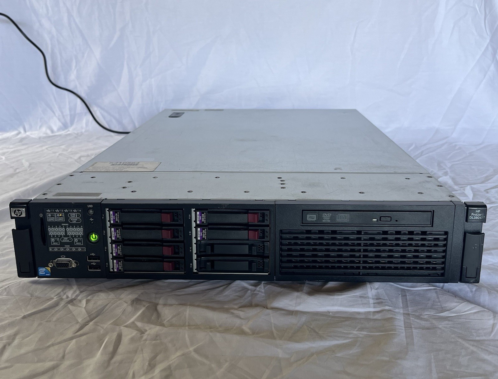 HP ProLiant DL380 G7 2x Xeon E5620 2.4Ghz 2xPSU Server 6x300GB
