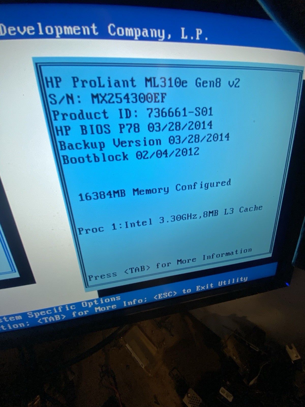 HP ProLiant ML310e Gen8 v2 | Xeon E3-1240 v3@3.30GHz | 16GB RAM No HD W Key