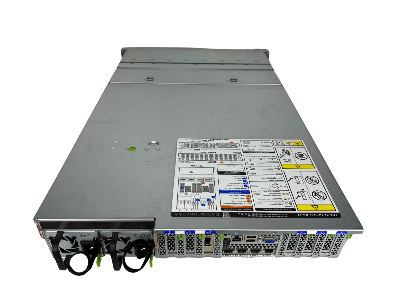 Oracle X6-2L 24Bay 2.5″ Server 1x 40Gbs 4x PCIe Switch 2x 1000w Rail CMA w60