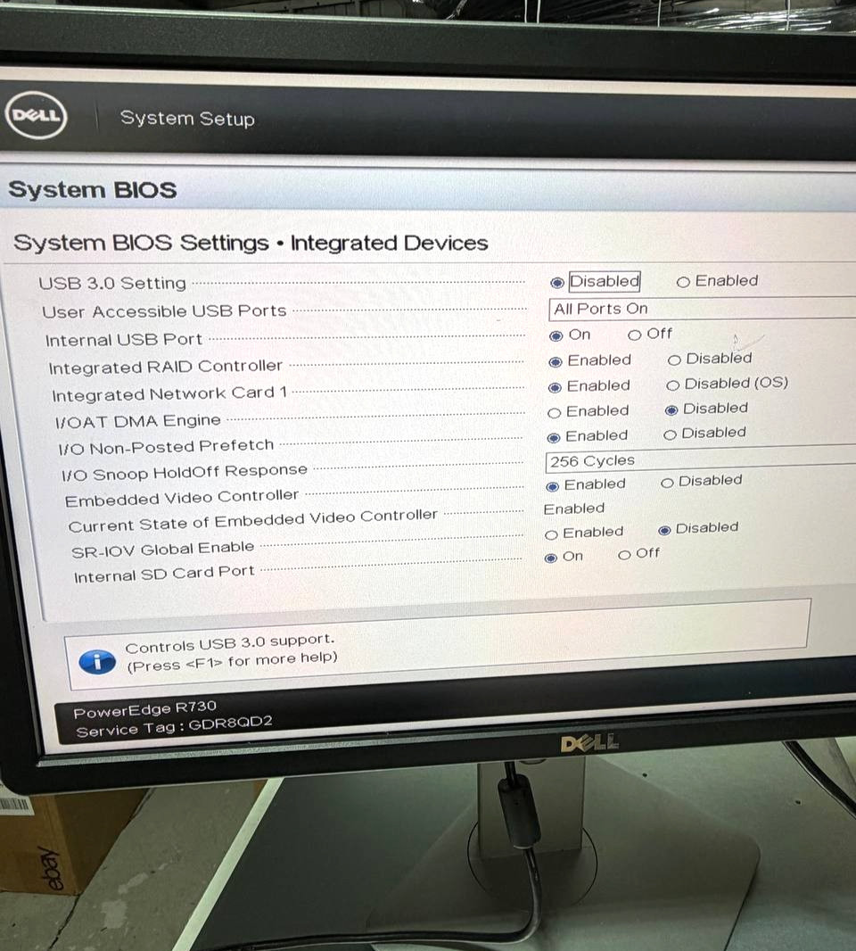 Dell PowerEdge R730 2X Xeon E5-2630 V4 2.2GHz, 192GB Ram, No HDD/ No OS