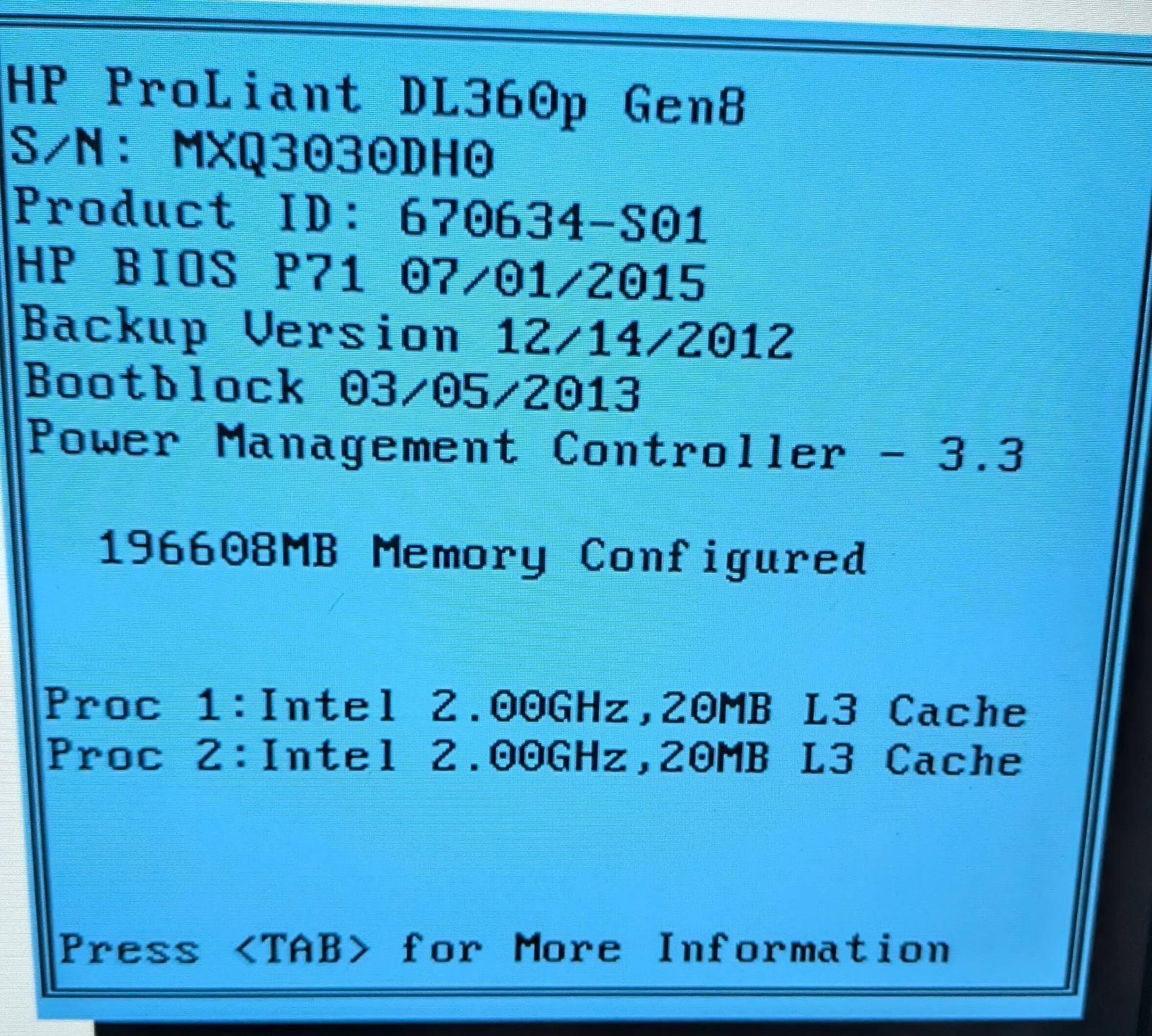 HP ProLiant DL360P 2.9ghz 16-Core, 192GB