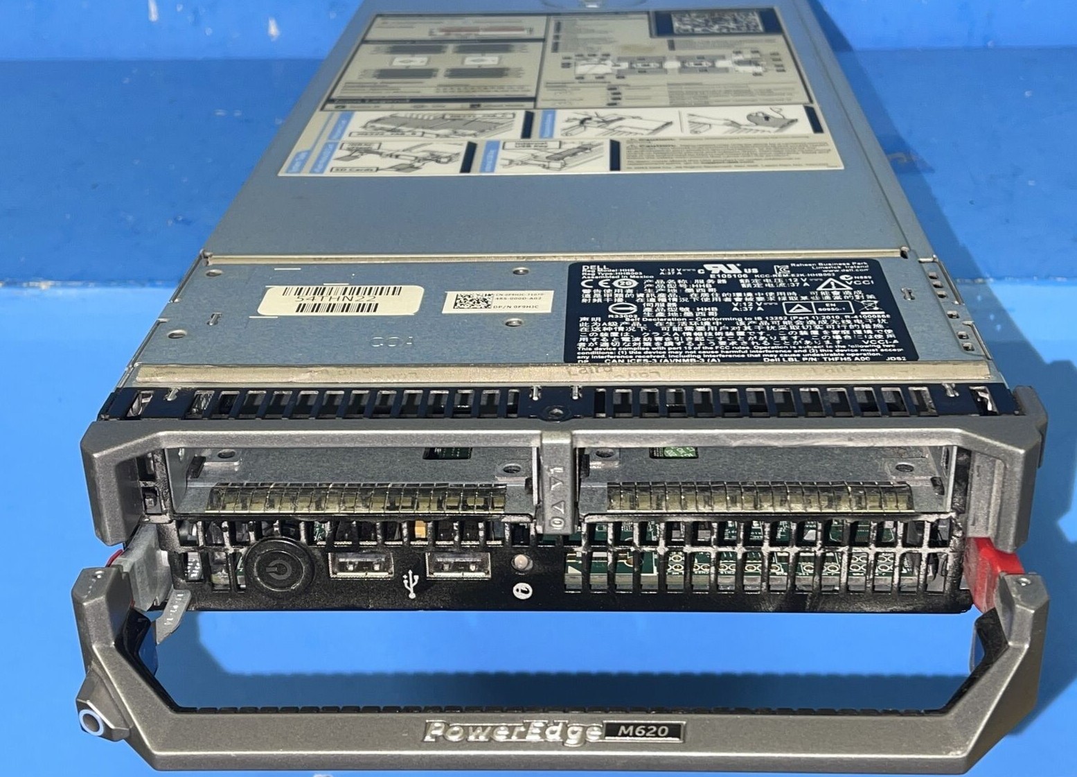 Dell PowerEdge M620 Blade Server HHB/0F9HJC E5-2640v2 2.00ghz/NO RAM/NO HDD