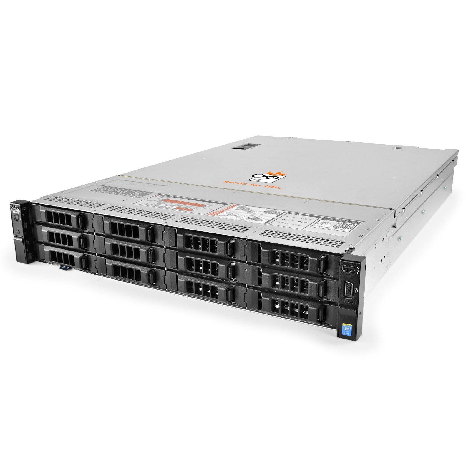 Dell PowerEdge R730xd 12-Bay LFF Server 1.80Ghz 16-Core 32GB RAM + 12x Caddies