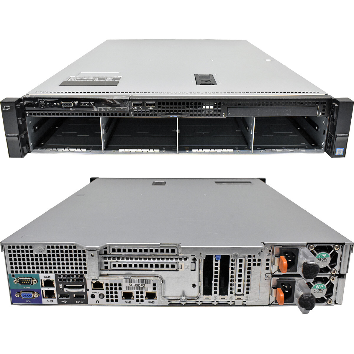 Dell PowerEdge R530 Server No CPU No RAM 1x Cooler H330 Mini 8x LFF 3.5