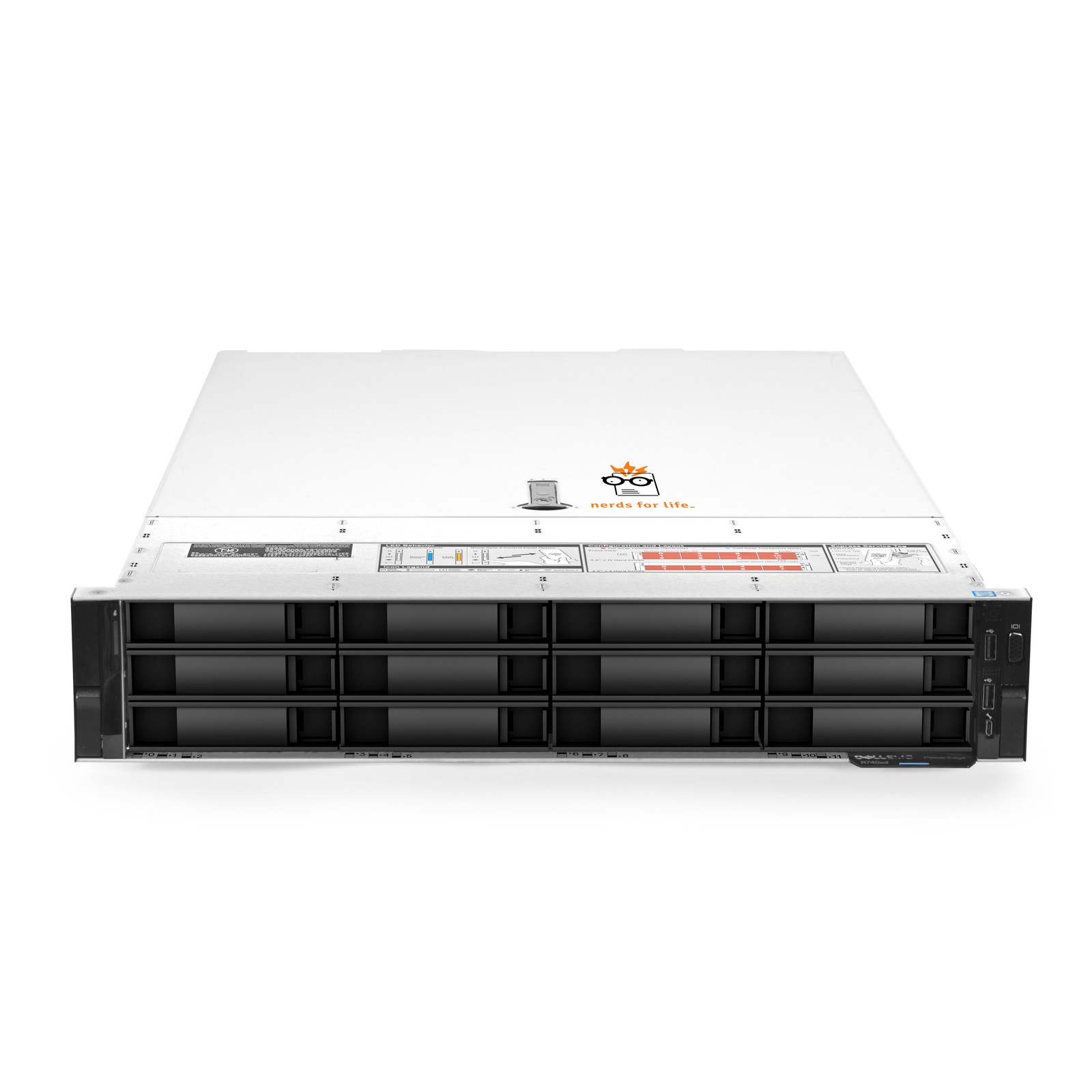 Dell PowerEdge R740xd 12-Bay LFF Server 3.60Ghz 16-Core 96GB RAM + 61TB Storage