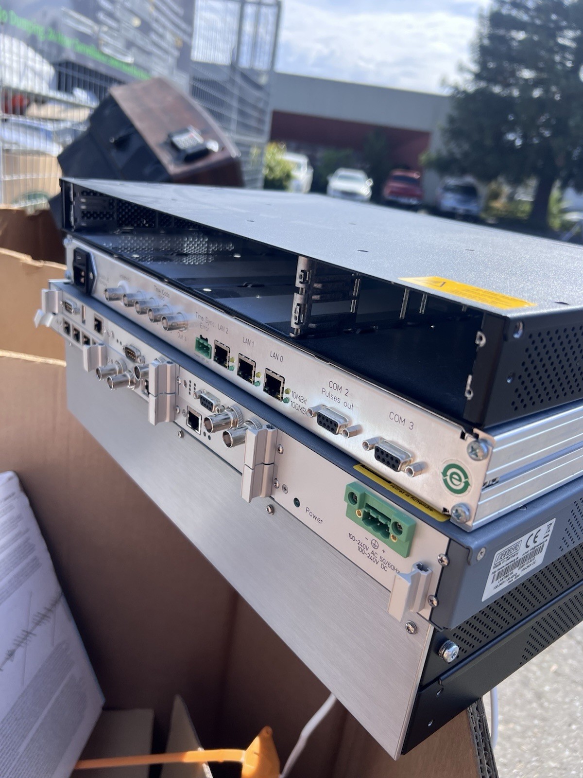 Lot Of Meinberg Lantime M1000 x 3 – & One Satellite Controlled NTP Time Server