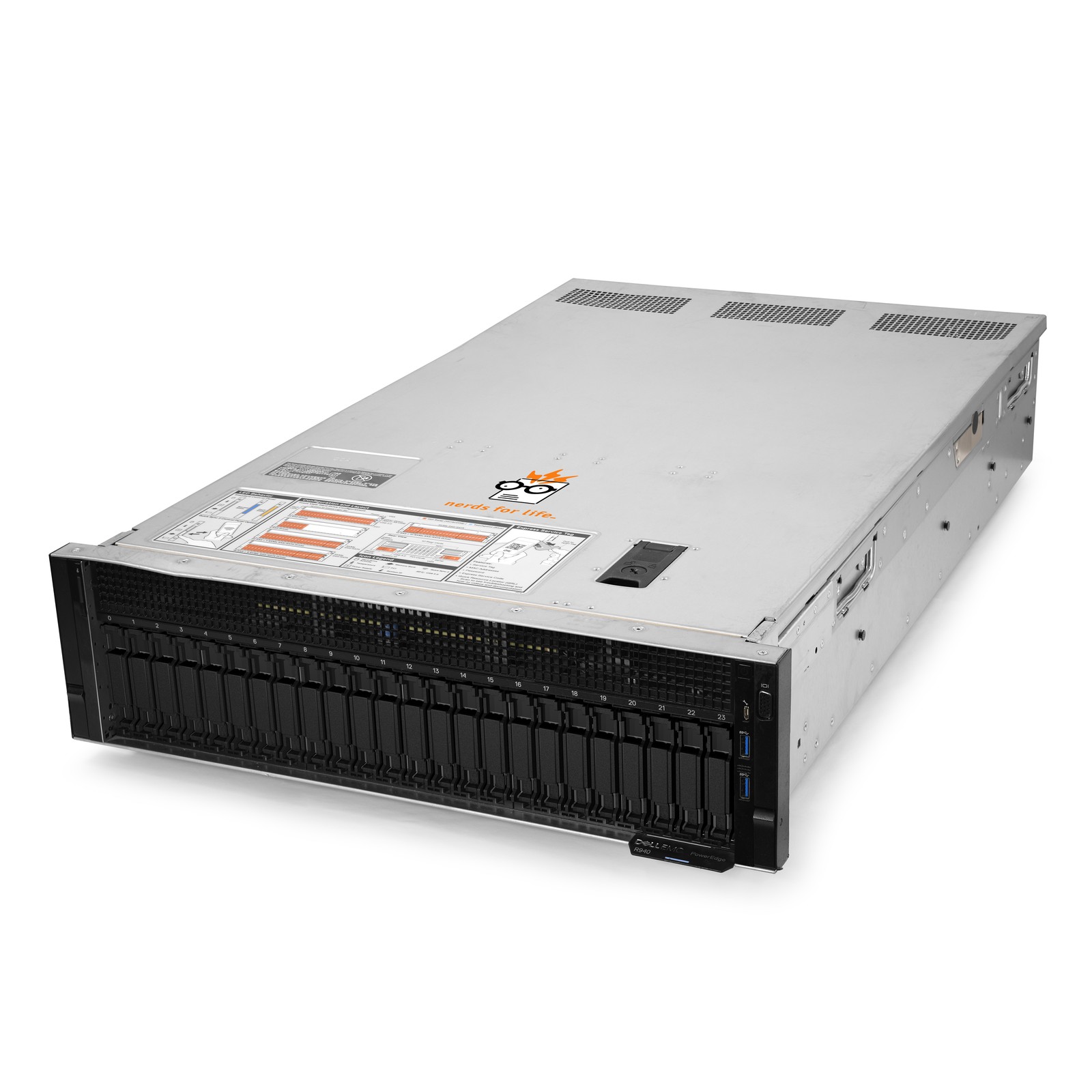 Dell PowerEdge R940 24-Bay SFF Server 2.90Ghz 96-Core 128GB RAM + 24x Caddies
