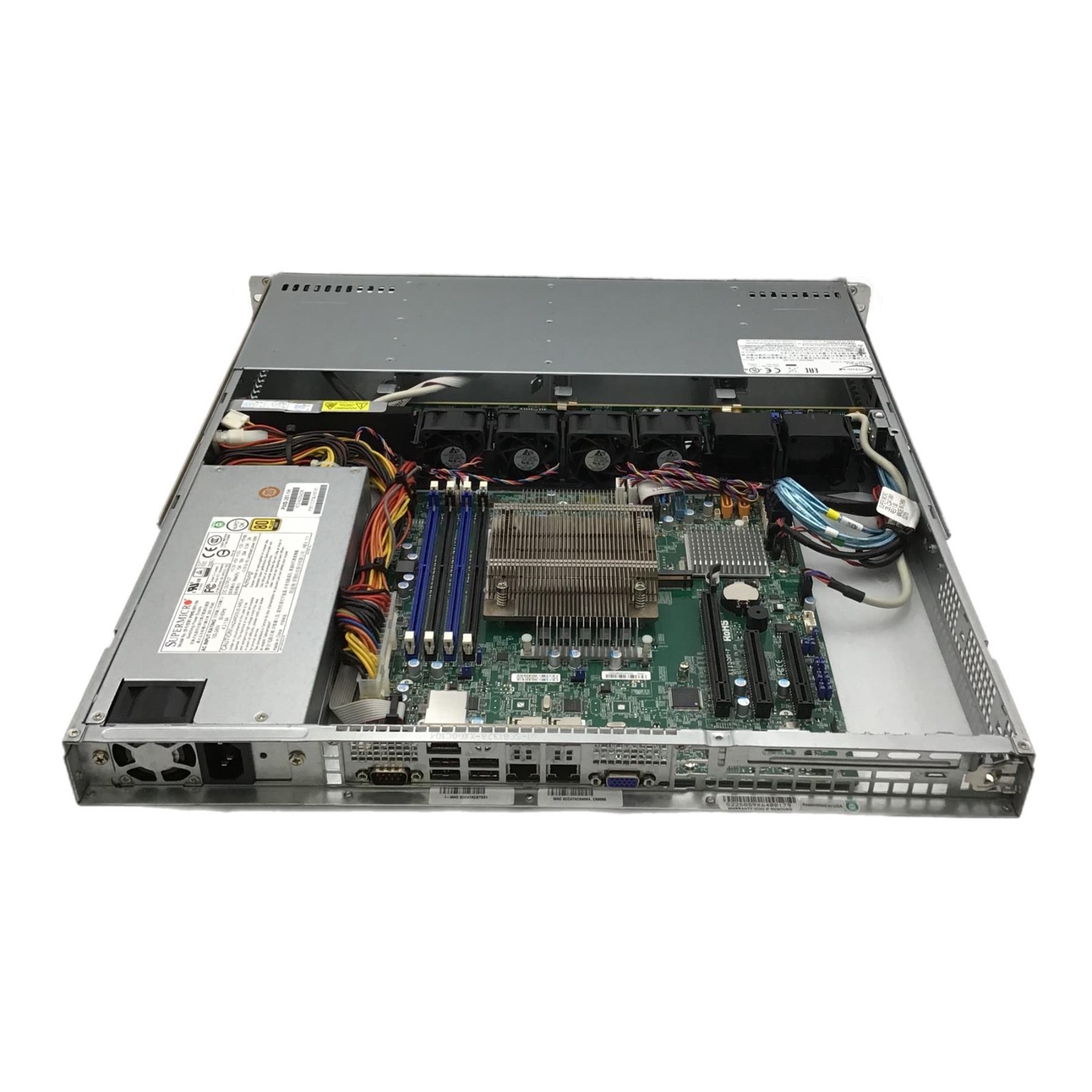 Supermicro 1U Rackmount Server X11SSH-F 4 Bay 3.5″ SYS-5019S-M No Memory No CPU