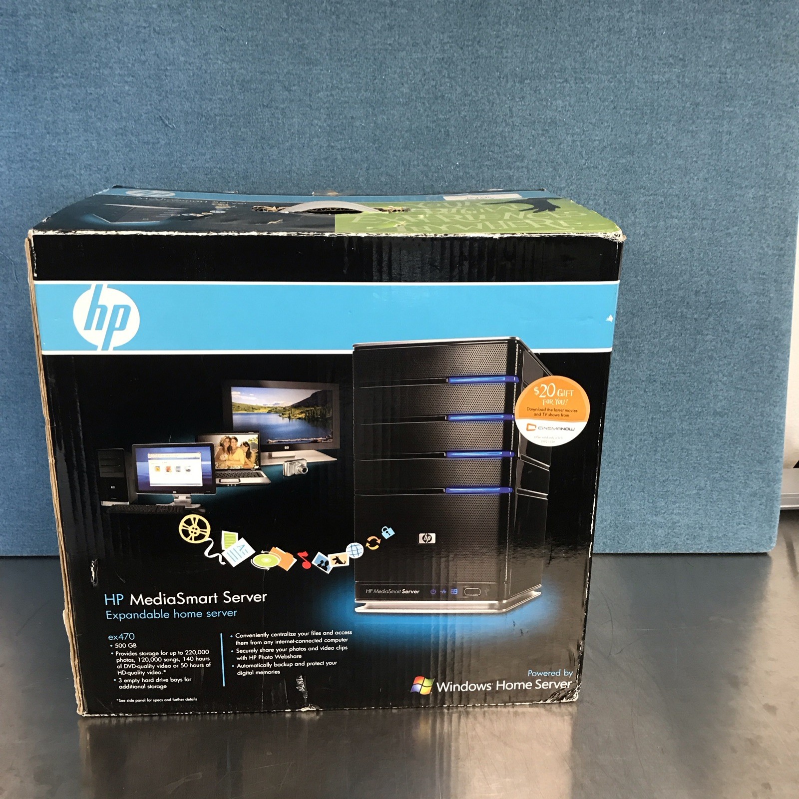 (NEW IN BOX) HP MEDIASMART SERVER EX470