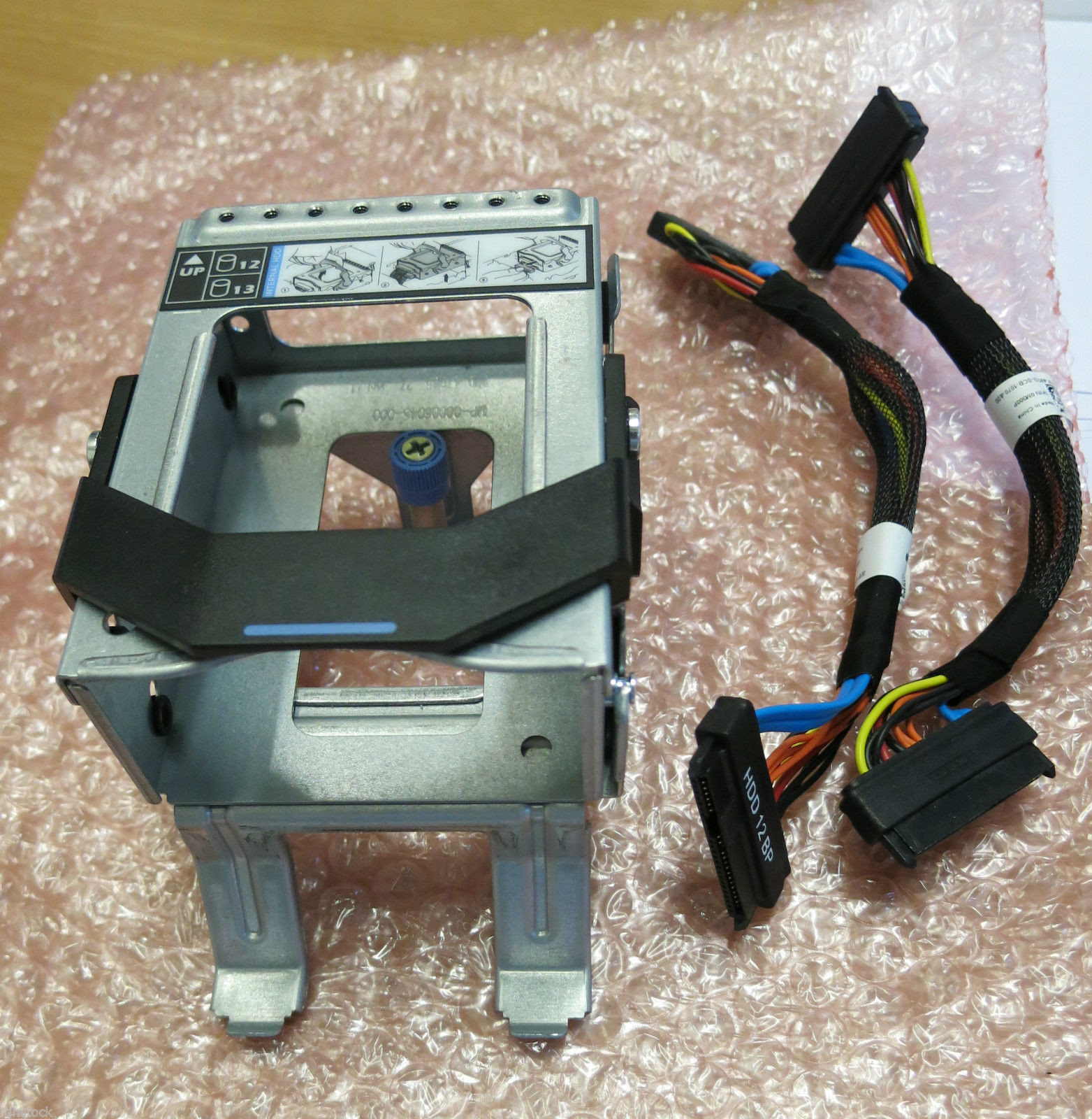 Dell PowerEdge R510 Internal 2x 2.5″ Hard Drive HDD Bay Cage PE R510 with cables