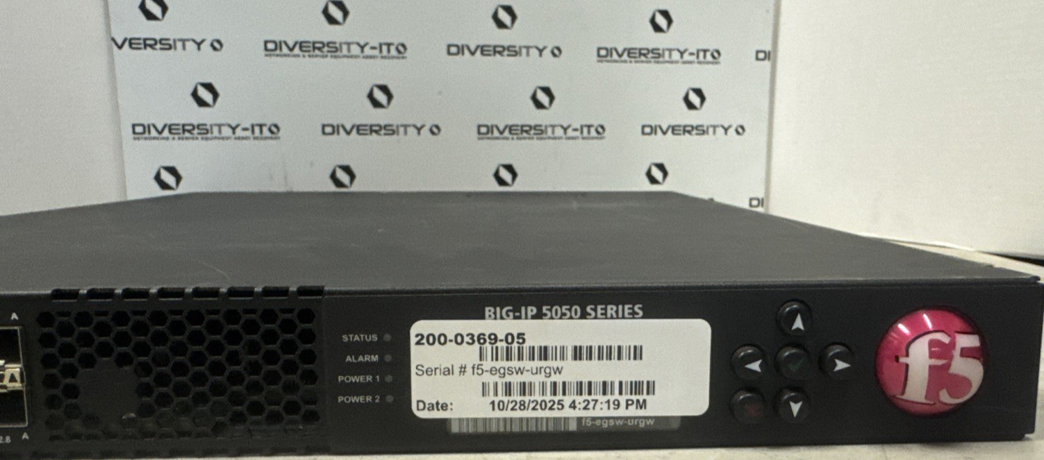 200-0369-05 F5 Networks Big-ip 5250 Series Network Traffic Manager Load Balance