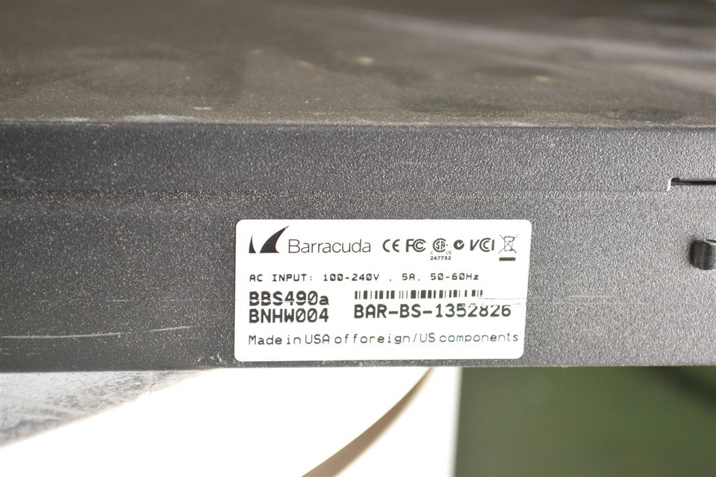 BARRACUDA BBS490A Backup Server PENTIUM G4400 3.3GHz 16GB SEE NOTES