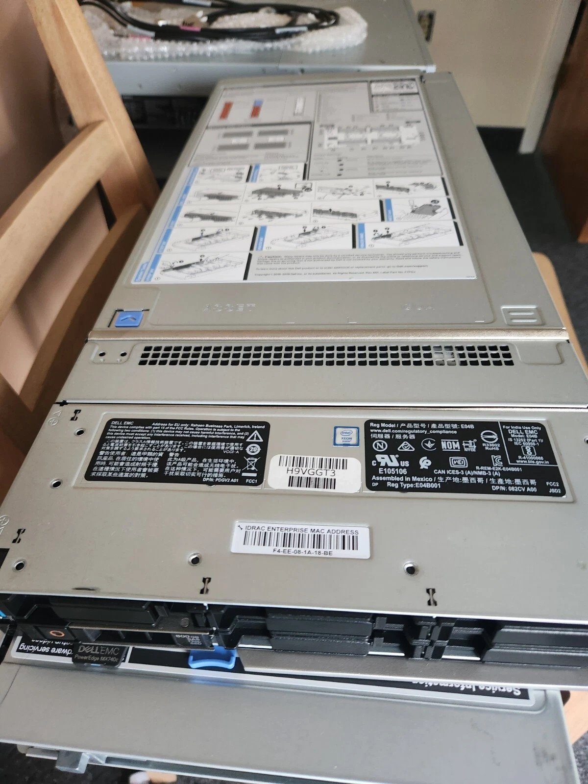 Dell PowerEdge MX740C 384GB RAM 2x Gold 6240 800GB SAS H730P 2x16GB SD 25Gb WRTY