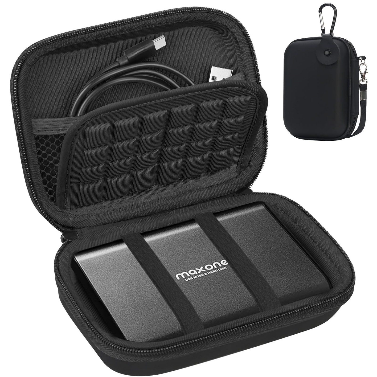 Lacdo Hard Carrying Case for Maxone Ultra Slim Portable External Hard Drive H…