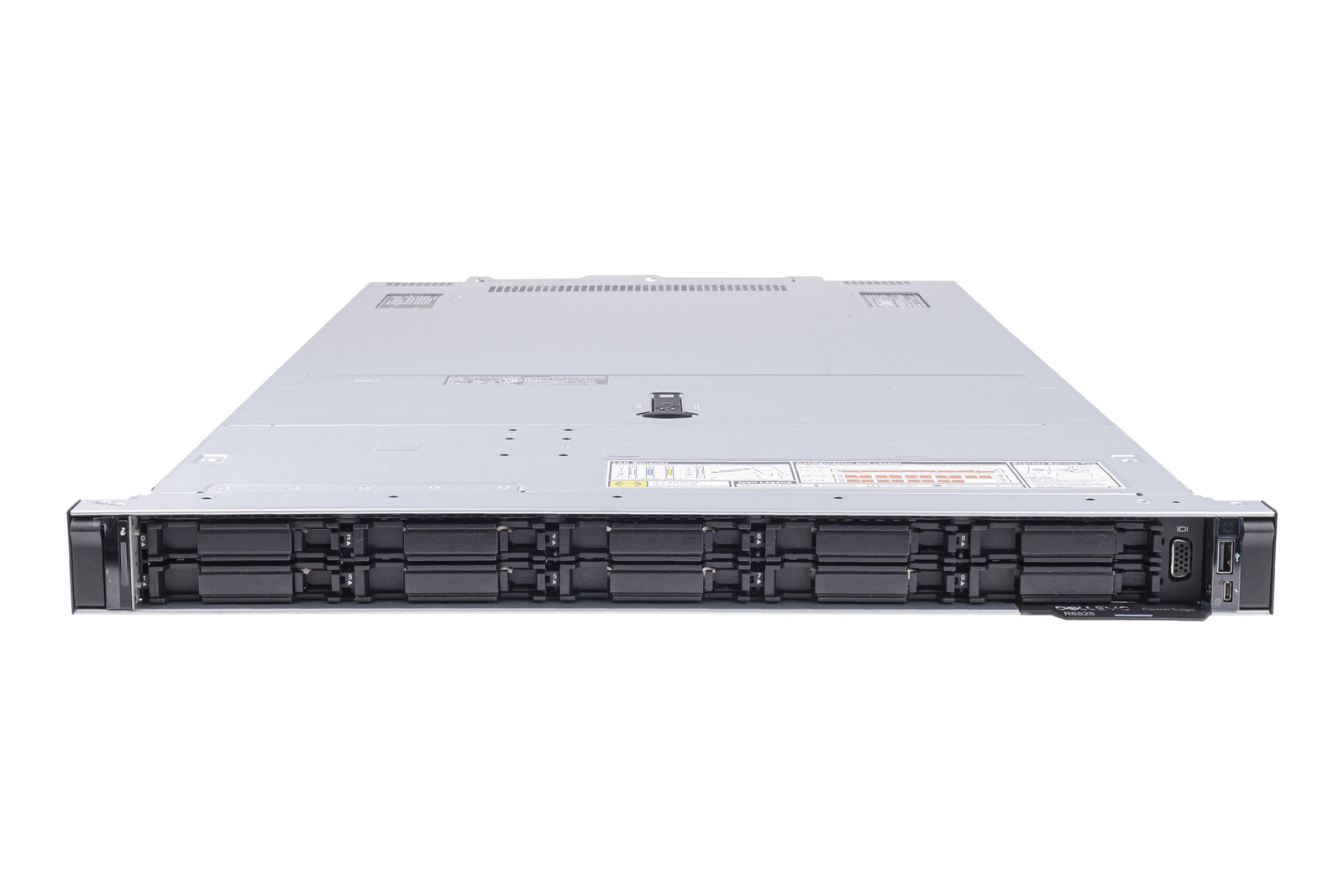 Server Dell R6525 10×2.5″ 1x 7262 128GB H745 4x1GbE RJ45 2xPSU rails iDRAC 9