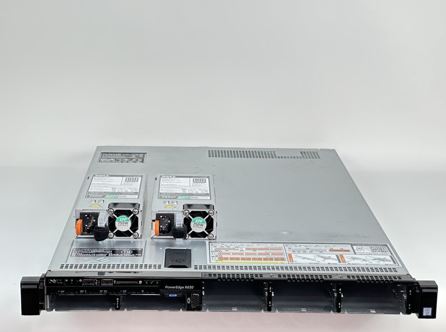 Dell R630 8x SFF 2x Xeon E5-2620 V3 64GB 2x 750w PSU H730P 4x 1GbE iD8 4x 600GB
