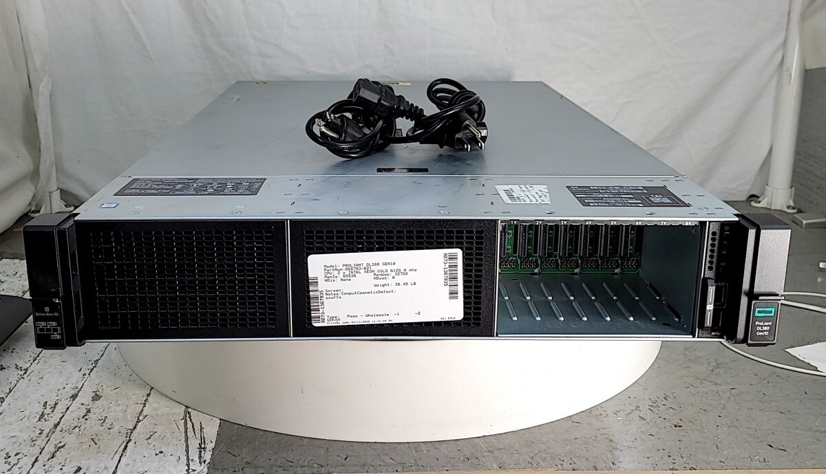 HPE ProLiant DL380 GEN10 8×2.5″ 868703-B21 Server 2*INTEL XEON GOLD 6128 64GB