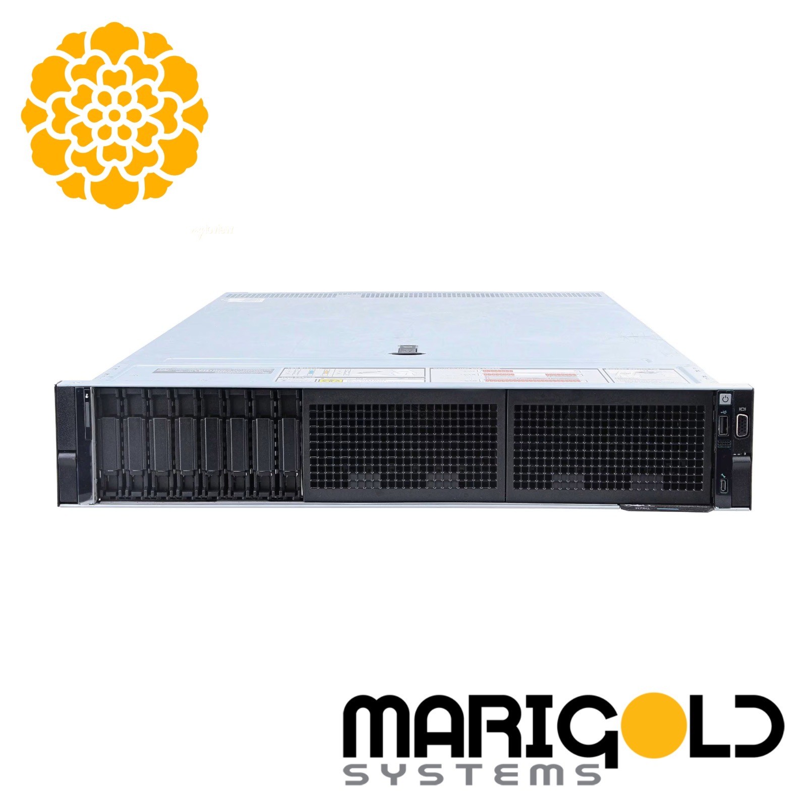 Dell PowerEdge R760 Server 2x Intel 6548Y+, 1024GB, 4×3.84TB NVMe, 1xNVIDIA L40S