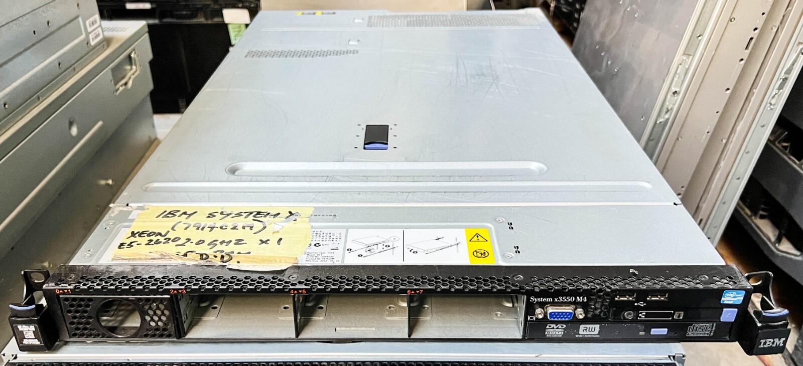 IBM System x3550 M4 1x Intel Xeon E5-2620 @2GHz 48GB + ServeRAID M1115 | 2xPSU