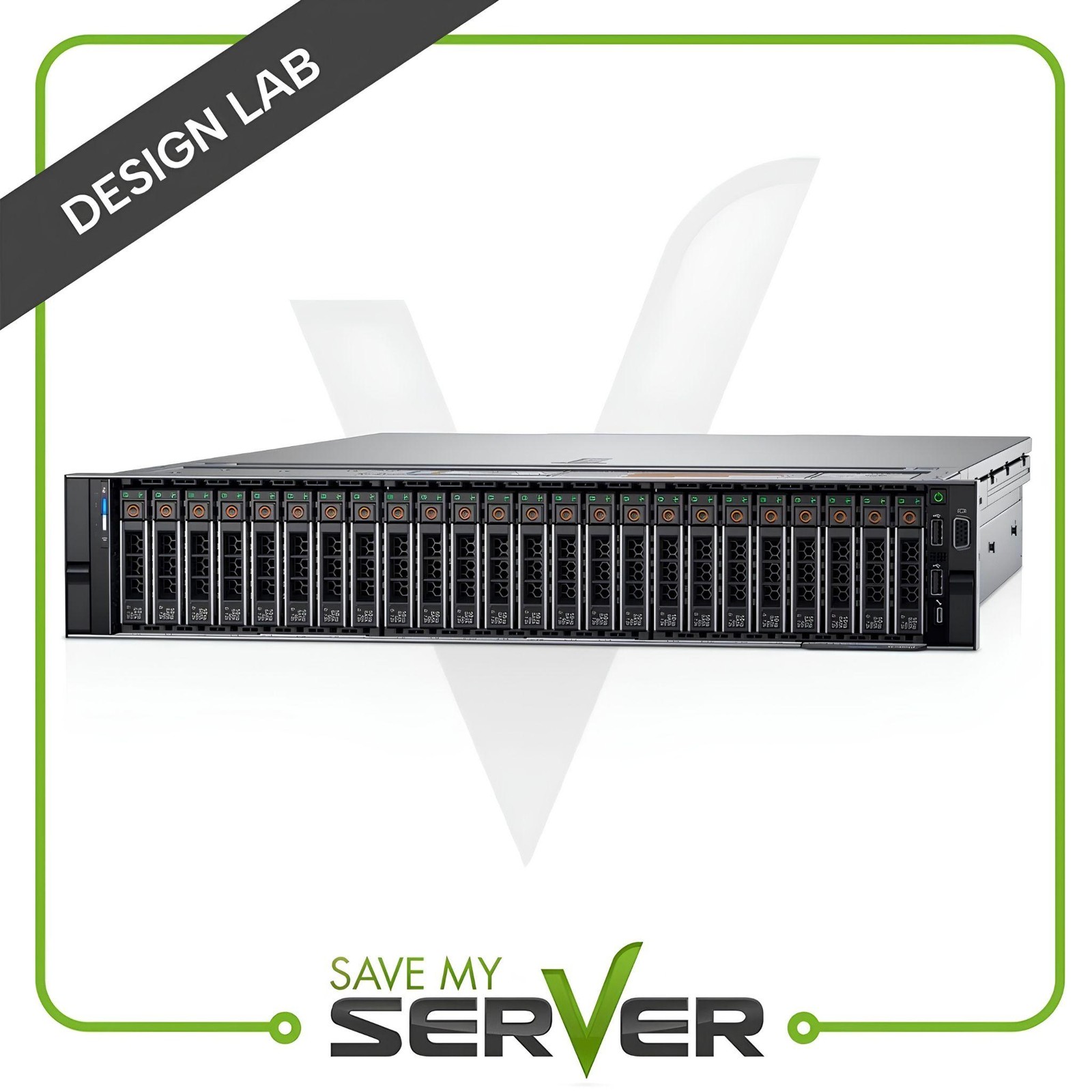 Dell PowerEdge R740xd Server Design Lab – 24 Bay – 2x Intel Gold V2