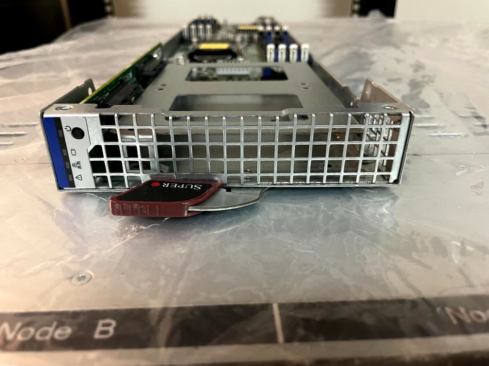 Supermicro MicroBlade MBI-6219G-T dual-node blade server barebone module