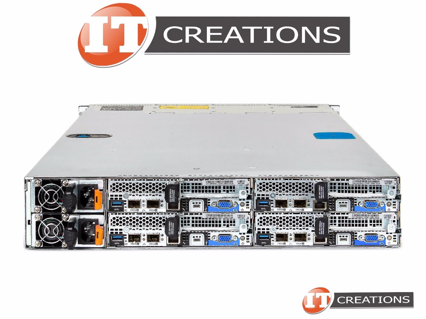 DELL POWEREDGE C6300 4 NODE C6320 4 X E5-2683V3 2.0GHZ 64GB 4 X 240GB SATA SSD