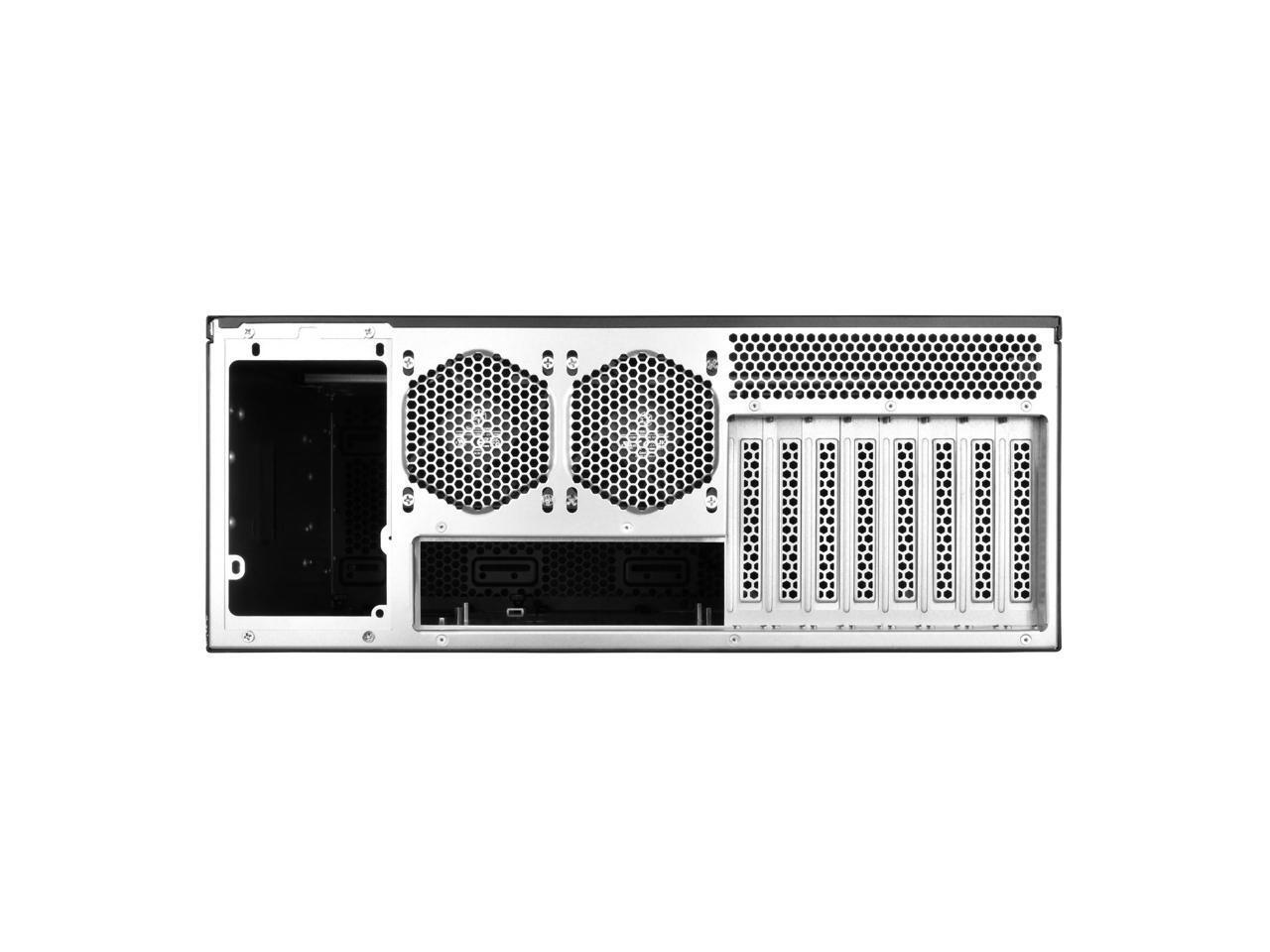 Silverstone RM44 4U rackmount server chassis with enhanced liquid cooling compat