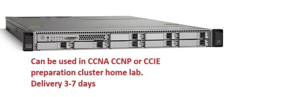 Cisco UCS C220 M4 Server ESXI 6.7, CUCM CCNA, CCNP CCIE Collaboration LAB ##