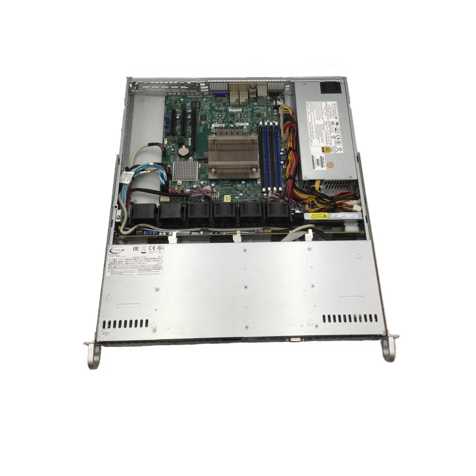 Supermicro 1U Rackmount Server X11SSH-F 4 Bay 3.5″ SYS-5019S-M No Memory No CPU