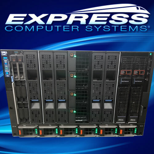Dell MX7000 Chassis, 1x MX9116n Switch, 1x MX7116n, 1x MX740c 2x Gold 6254 512GB