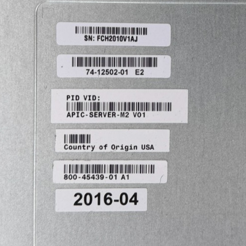 Cisco UCS C220 M4 Server |2 x Xeon E5-2609 V3 @1.9Ghz|16GB | No HDD | 2x PSU